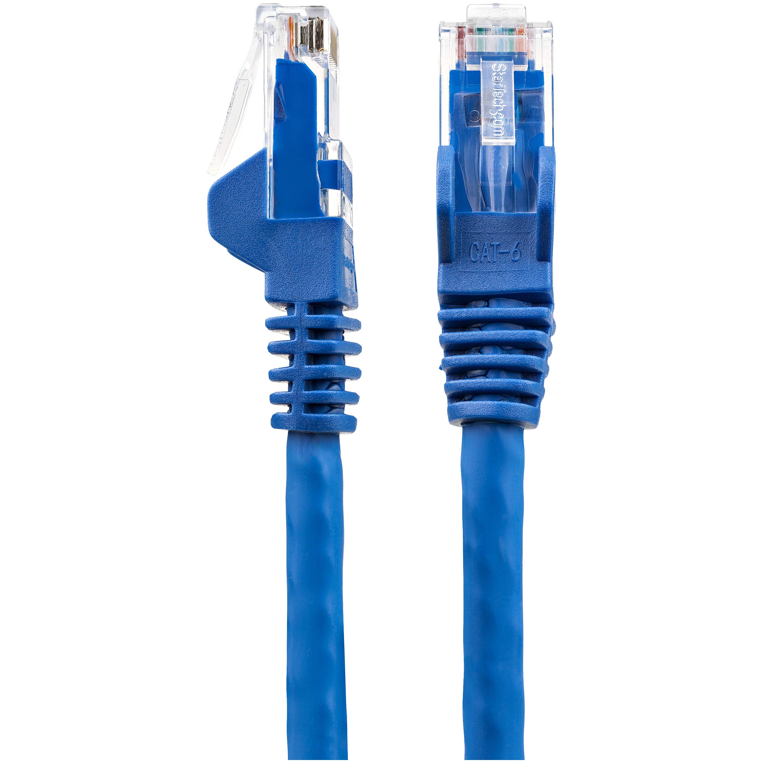 StarTech.com 7m CAT6 Ethernet Cable - LSZH (Low Smoke Zero Halogen) - 10 Gigabit 650MHz 100W PoE RJ45 UTP Network Patch Cord Snagless with Strain Relief - Blue, CAT 6, ETL Verified (N6LPATCH7MBL)