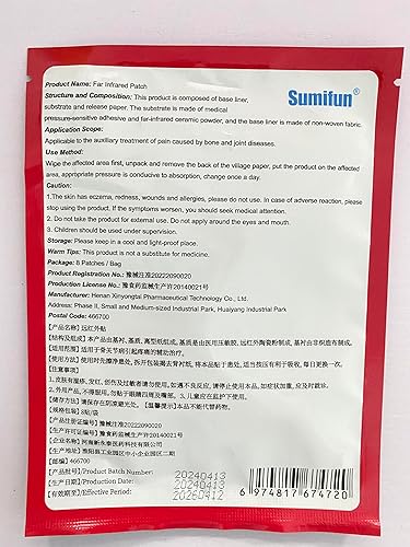 Miniatura 7 de Queemie Parches para el dolor, parches para el dolor de pasta de yeso de pimiento, 24 piezas3 bolsas