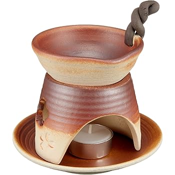香炉 錆吹き 手付茶香炉 [H13.5cm] HANDMADE プレゼント ギフト 和食器 かわいい インテリア
