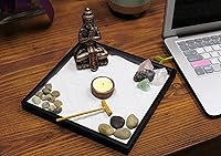 Vista 4 de Natures Mark Kit de decoración de mesa de jardín Zen con accesorios