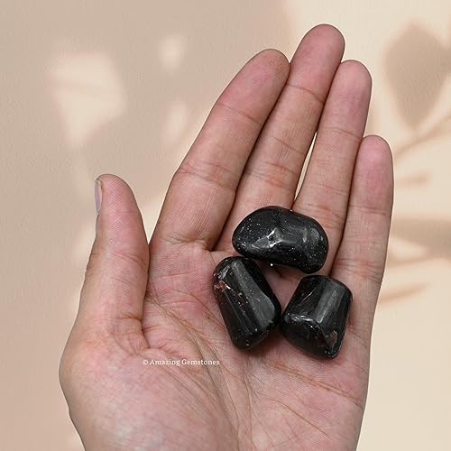 Miniatura 7 de Piedras pulidas de cristal granate, piedras pulidas, piedras preciosas naturales para la curación, cristales de bricolaje para protección (1 onza)