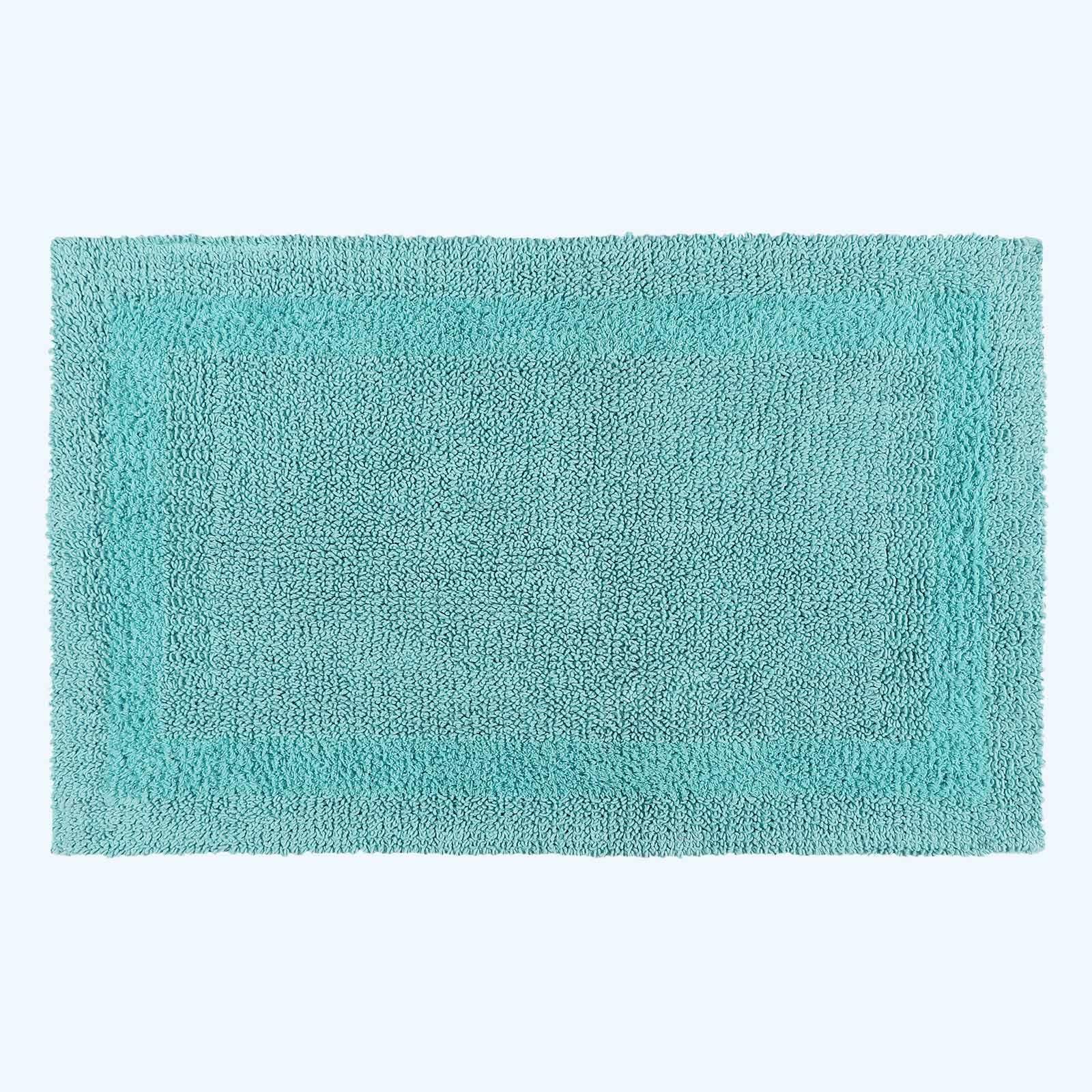 HOMESCAPES Toilet Mat, Luxury 1600gsm Extra Soft 100% Cotton, Reversible Bathroom Mats Non-Slip, Washable, Super Absorbent, Quick-Dry, Raspberry Pink Pedestal Rug for Toilet, 50 x 55 cm — view 76