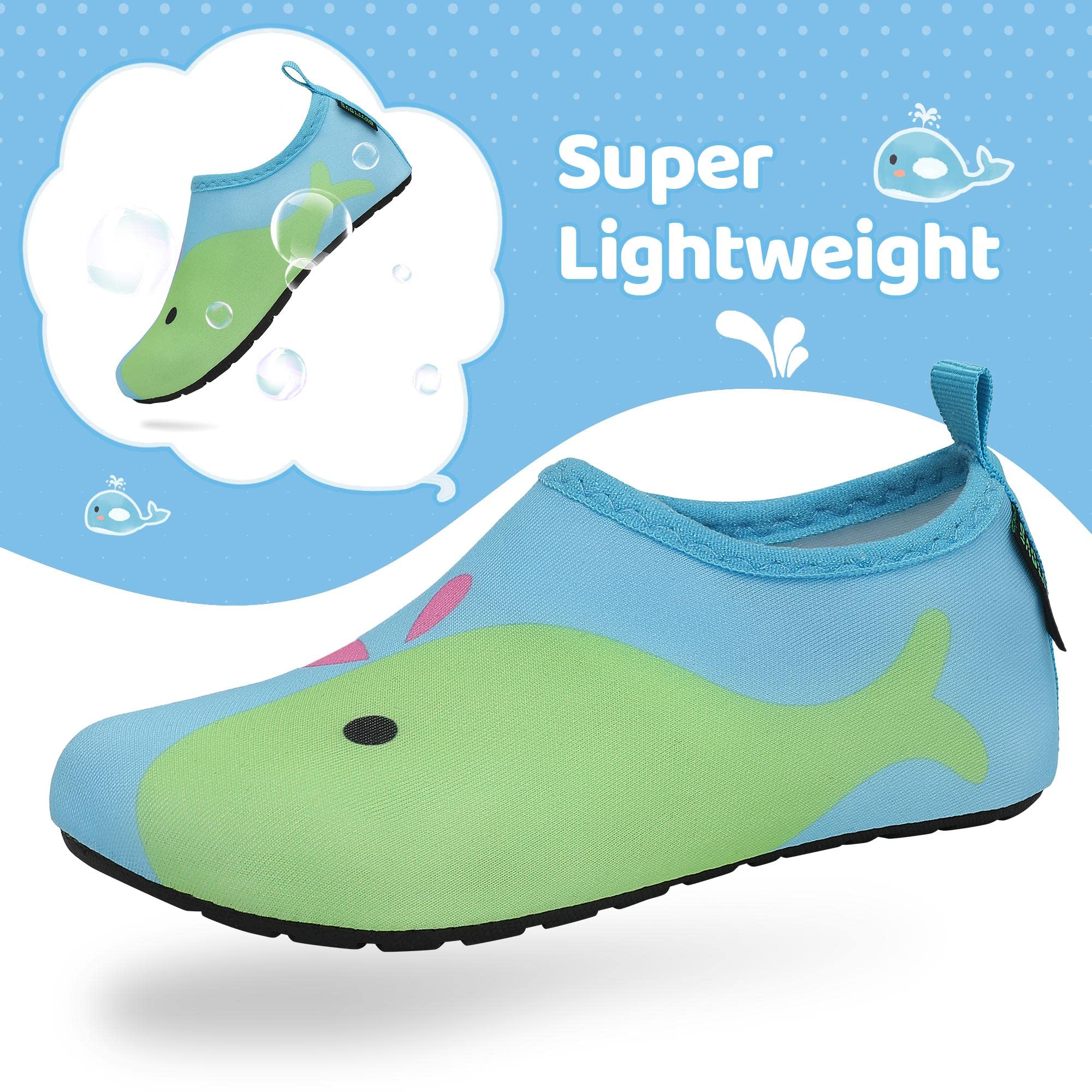 SAGUARO Bambini Ragazze Scarpe da Mare Spiaggia Scarpette da Acqua Scarpe da Immersione per Sportive Acquatici Nuotare Water Shoes
