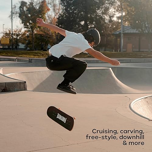 Miniatura 8 de Fortnite - Monopatín Cruiser de 31 pulgadas con cinta de agarre gráfica impresa, rodamientos ABEC-5, cubierta duradera y ruedas lisas, ideal para