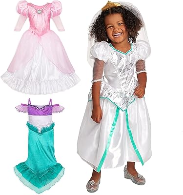 Disney Ariel Costume Story Set for Kids â€“ The Little Mermaid - size 5/6