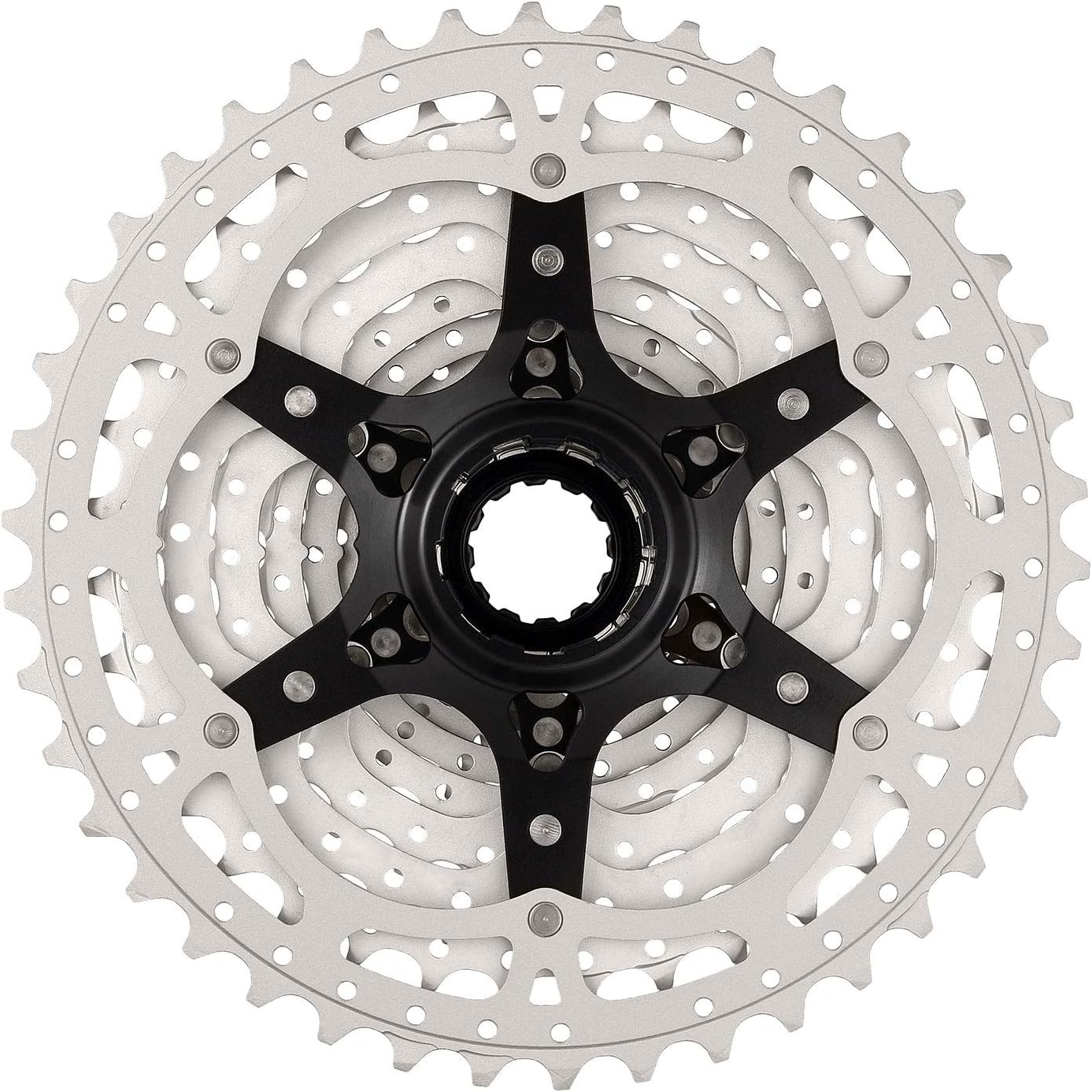 JGbike Sunrace 11 Speed Cassette 11-46T CSMS8 Silver Wide Ratio MTB Cassette for Mountain Bike Including Extender for Shimano M7000 M8000 M9000