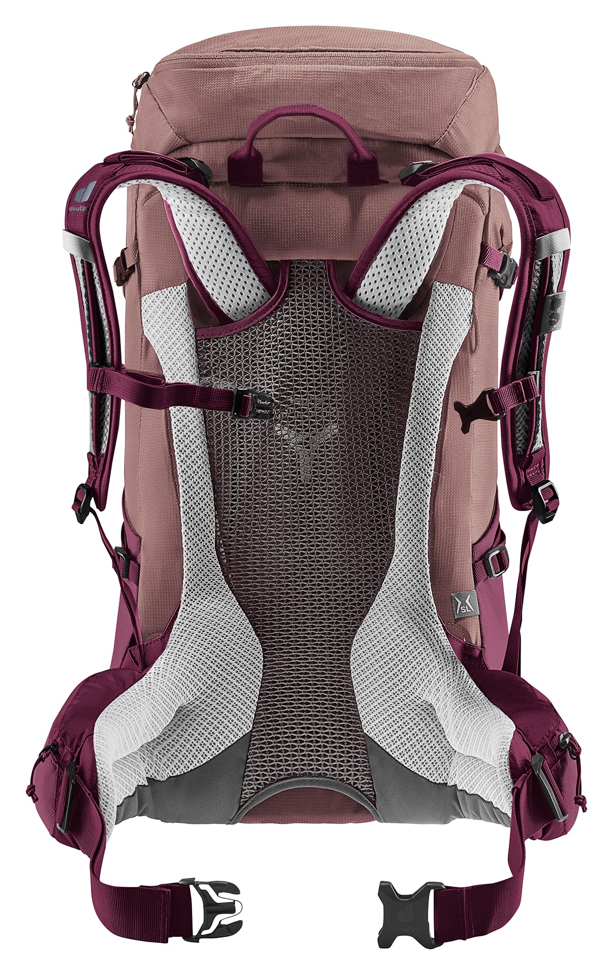 deuter Futura 30 SL damski plecak trekkingowy, Ashrose-cassis, 30 L, Minimalistyczny