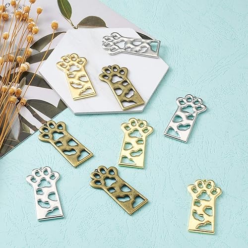 Miniatura 4 de Colgantes de cuentas de metal de estilo tibetano para hacer joyas