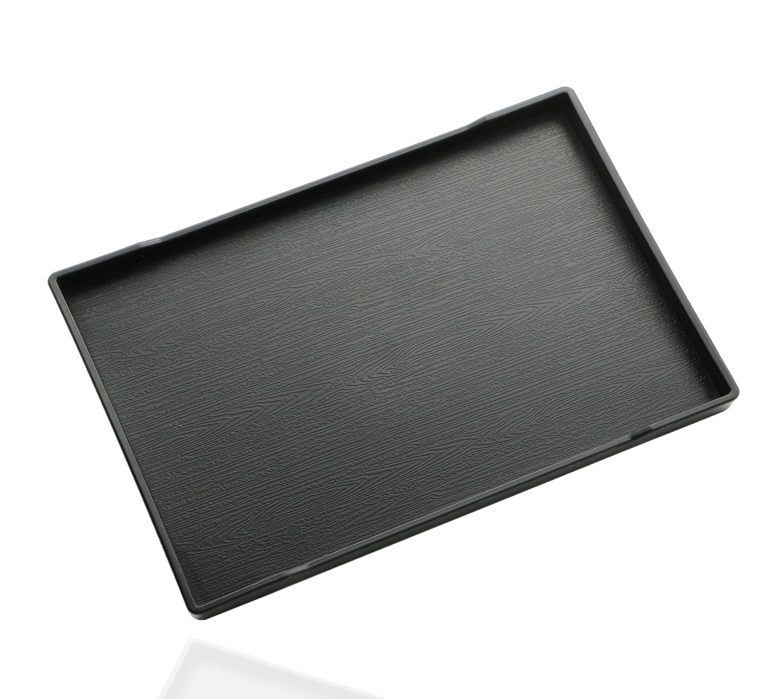 Plateau de service noir pour bar de fête et assaisonnement de cuisine