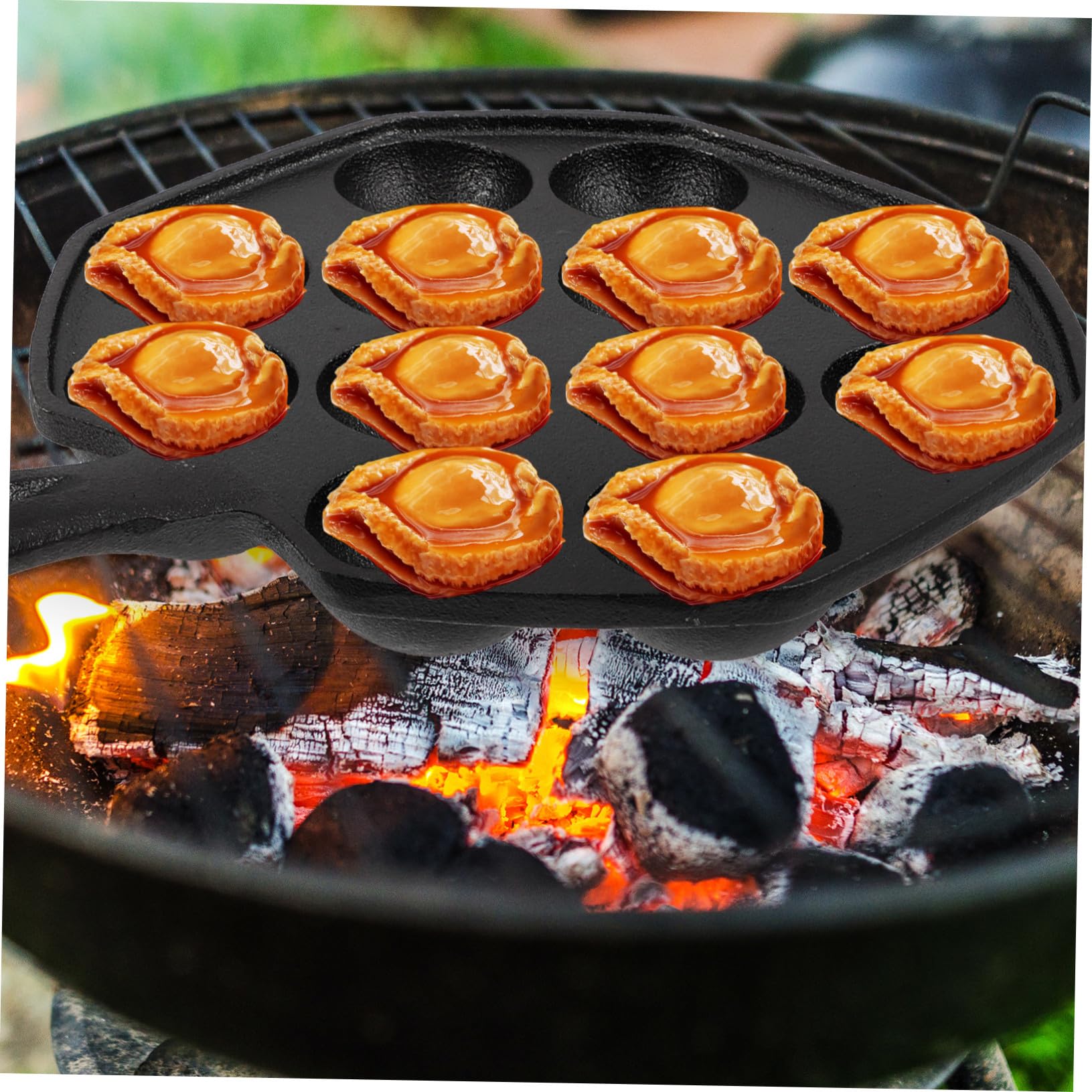 Gusseisen Escargot Backform Antihaft Beschichtet Rutschfest Für Schnecken Garnelen Jakobsmuscheln Mit Spülmaschinengeeignetem Design Küchenhelfer