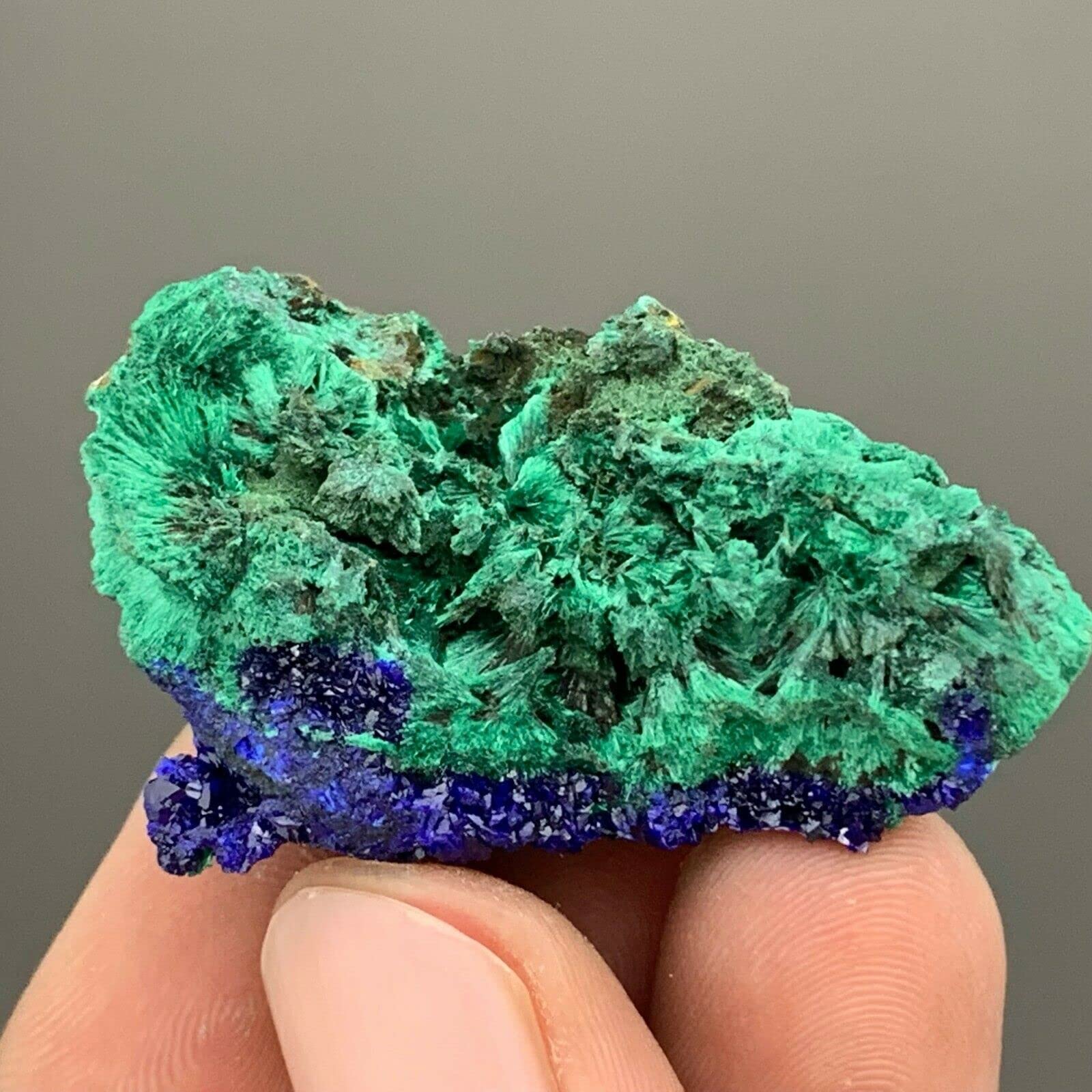 Spécimens de cristallins naturels d'azurite/Malachite de Chine Y8 xingyong