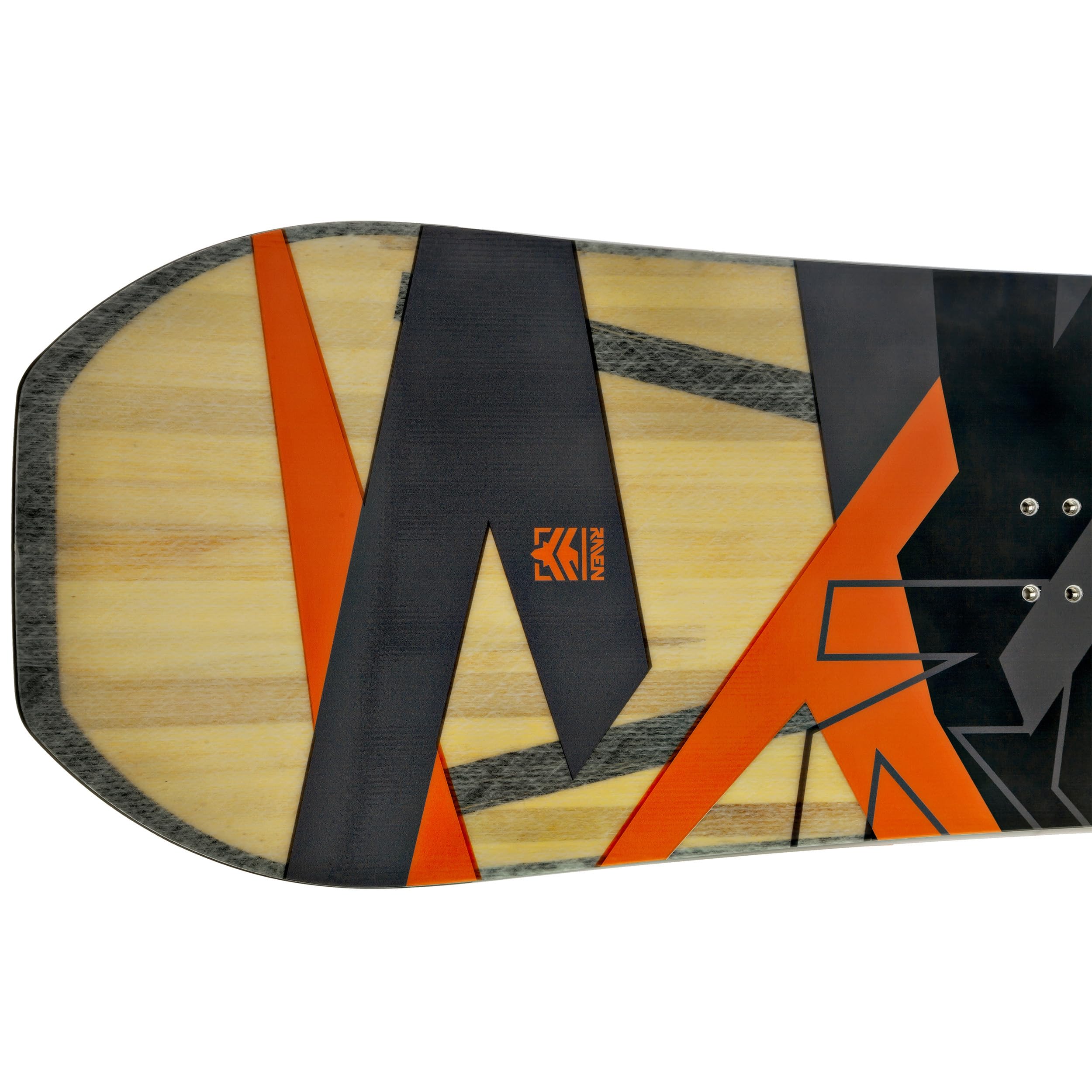Raven Set de Snowboard: Tabla de Snowboard Barracuda Carbon Orange + Fijaciones Fastec FT360