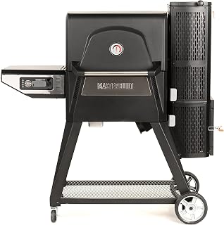Masterbuilt MB20041020 Gravity Series 560 Outdoor Digital Charcoal Barbecue Griddle + Grill + Smoker, Portable, Built-in Thermometer Gauge in Black