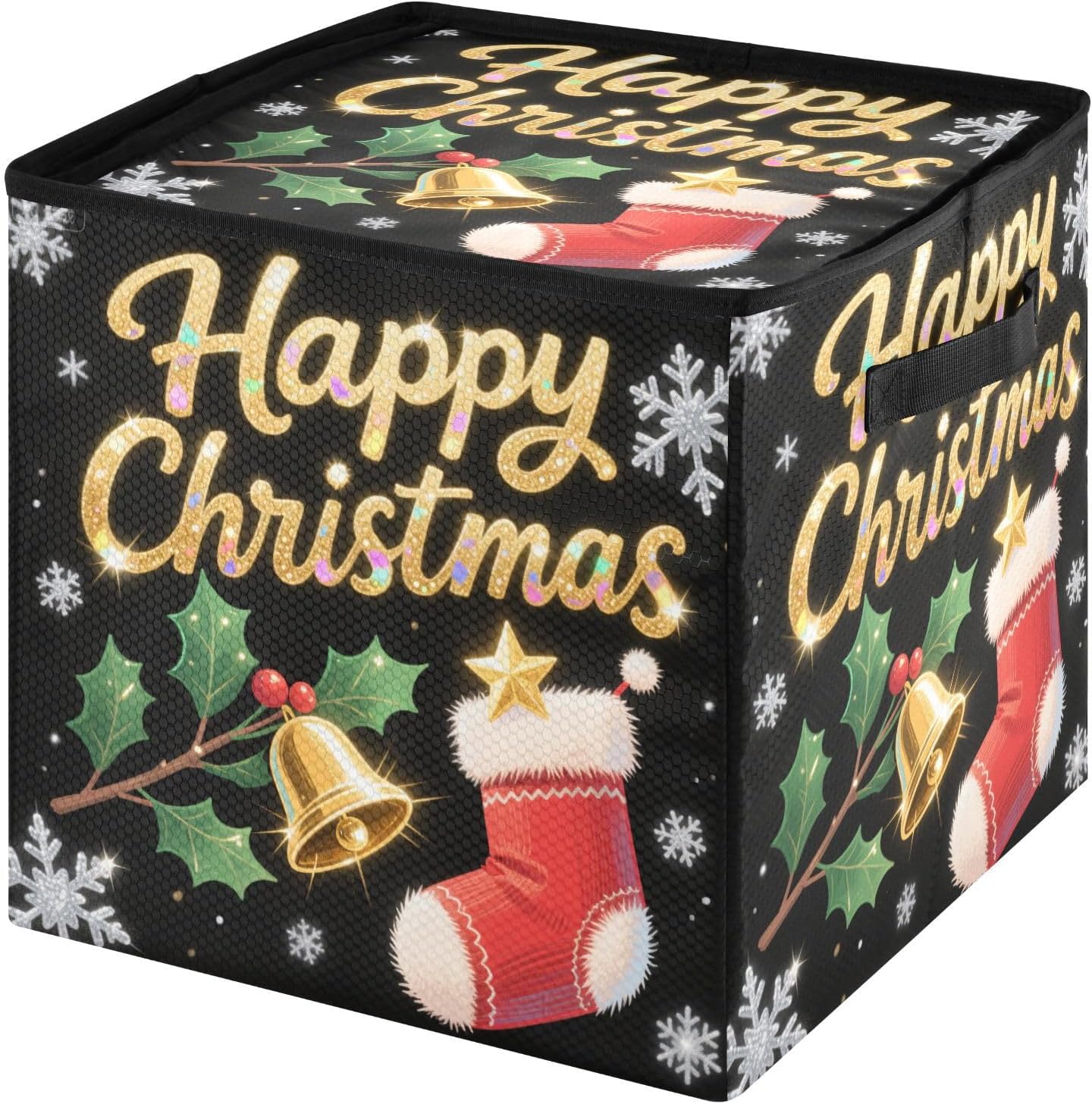 High Capacity Christmas Ornament Storage Box Holds Up to 64, Zippered Top Large Holiday Storage Case with Lid,Christmas