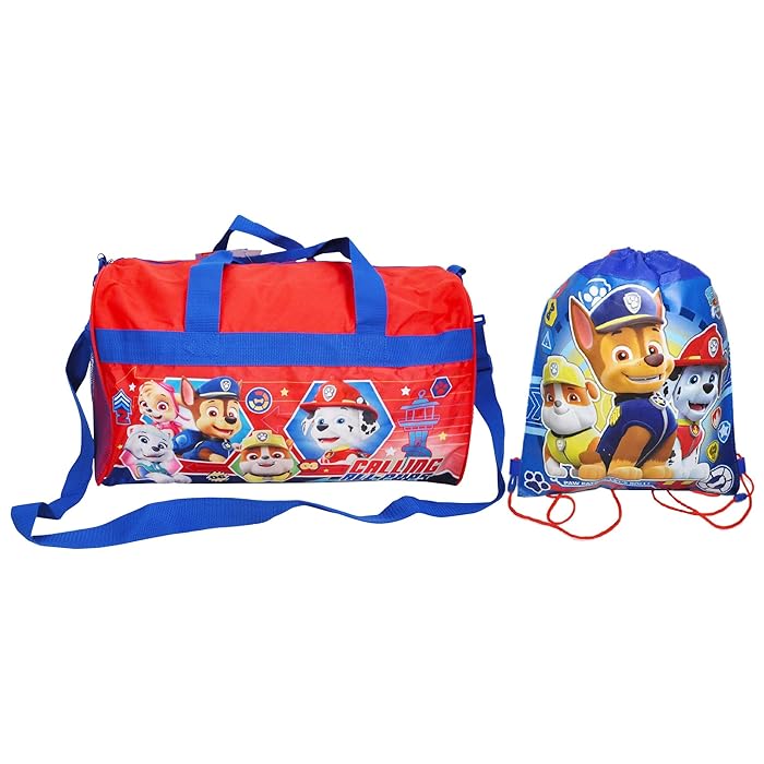 Buy Nickelodeon Paw Patrol Duffel Travel Bag Chase Marshall (Red/Blue