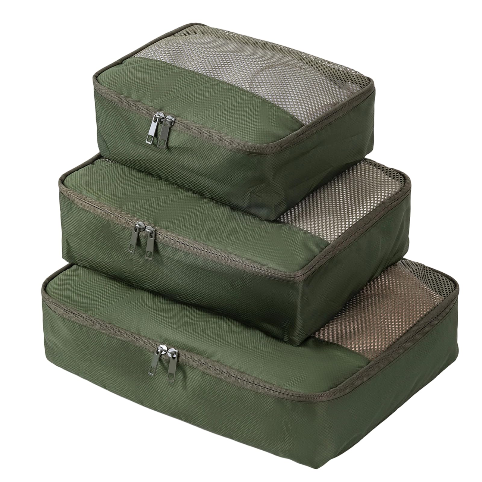 3 Borse Organizer Impermeabili per Attrezzatura da Viaggio Borse portaoggetti in Poliestere con Fodera in Nylon 420D Set Borse portaoggetti da Viaggio