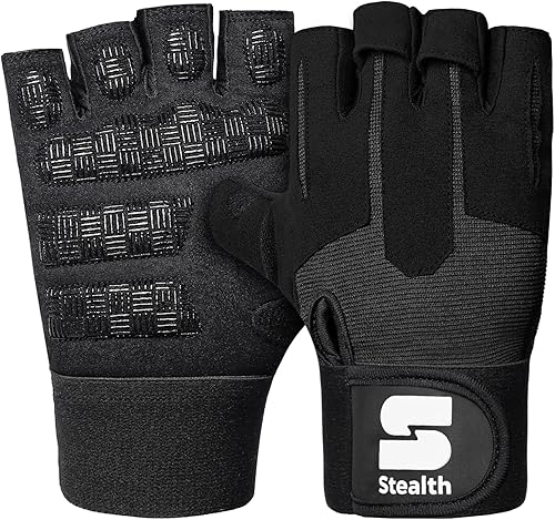 Guantes de entrenamiento de levantamiento de pesas para hombres y mujeres, agarre acolchado de gel antideslizante, protección completa de la palma