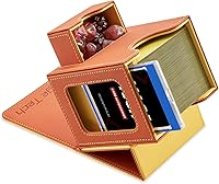 Vista 12 de Caja de cartas para MTG Commander, diseño patentado, pantalla Commander, se adapta a 100 tarjetas de doble manga, ladrillo de tarjetas de 35 puntos