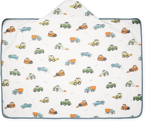 Miniatura 10 de Little Unicorn Toalla con capucha de muselina de algodón y rizo, tamaño más grande 1-6 años