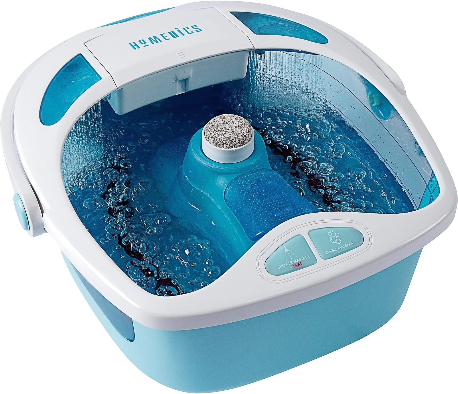 Shower Bliss Foot Spa, Shower Massage Water Jets, Pedicure Center with 3 attachments, Toe-Touch Control, FB-625H