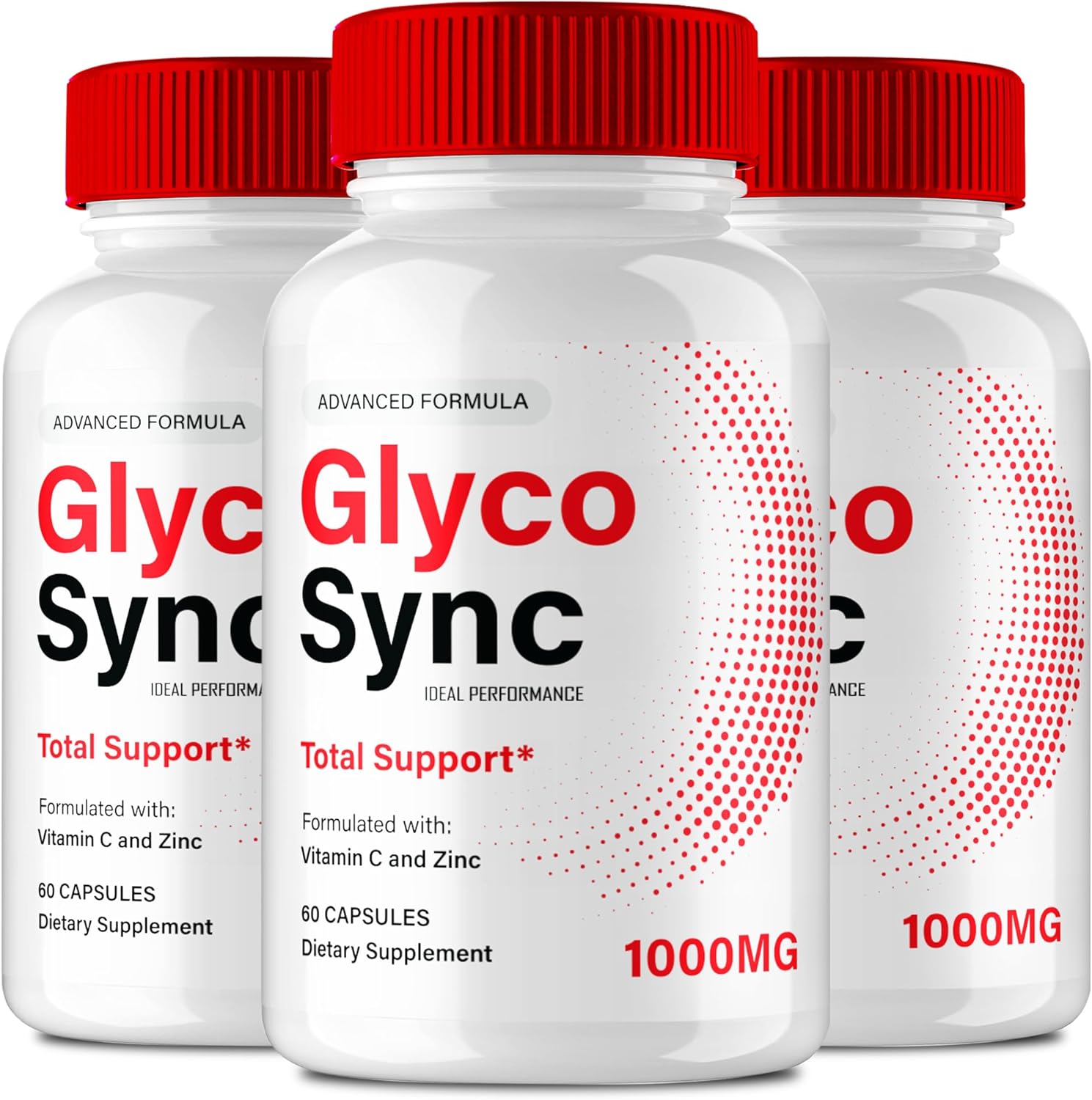 Glyco Sync Glyco Optimizer Capsules, GlycoSync Blood Formula Support Supplement Pills, Premium Formula for Healthy Circulation & Stable Levels, All Natural GlycoSync Pills Reviews (3 Pack)