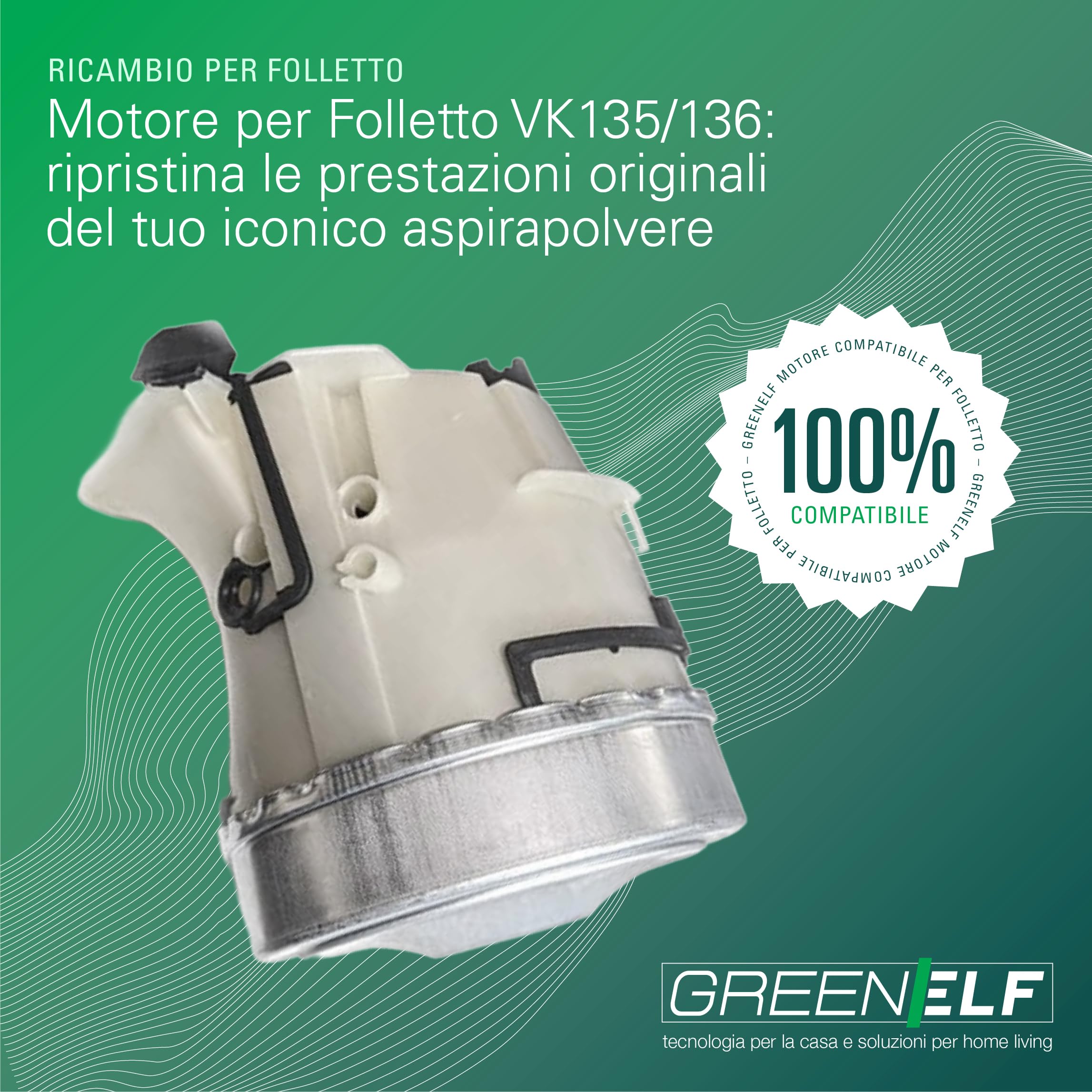 Rimpacco Kobold VK135 VK136 Vacuum Cleaner 750W - Dettaglio
