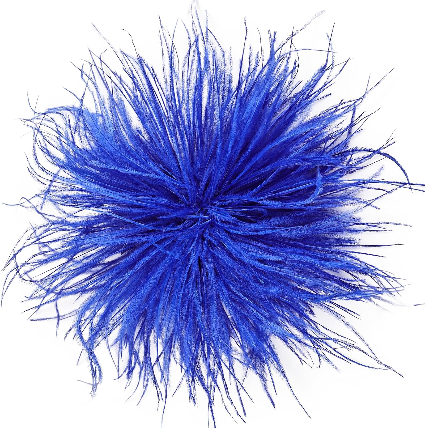 THARAHT Feather Flower Brooch Pin 150mm Elegant Floral Lapel Pin for Women Men Suit Dress Shawl Accessory for Wedding Party Banquet Dance Banquet Fashion Jewelry Clothes Accessories