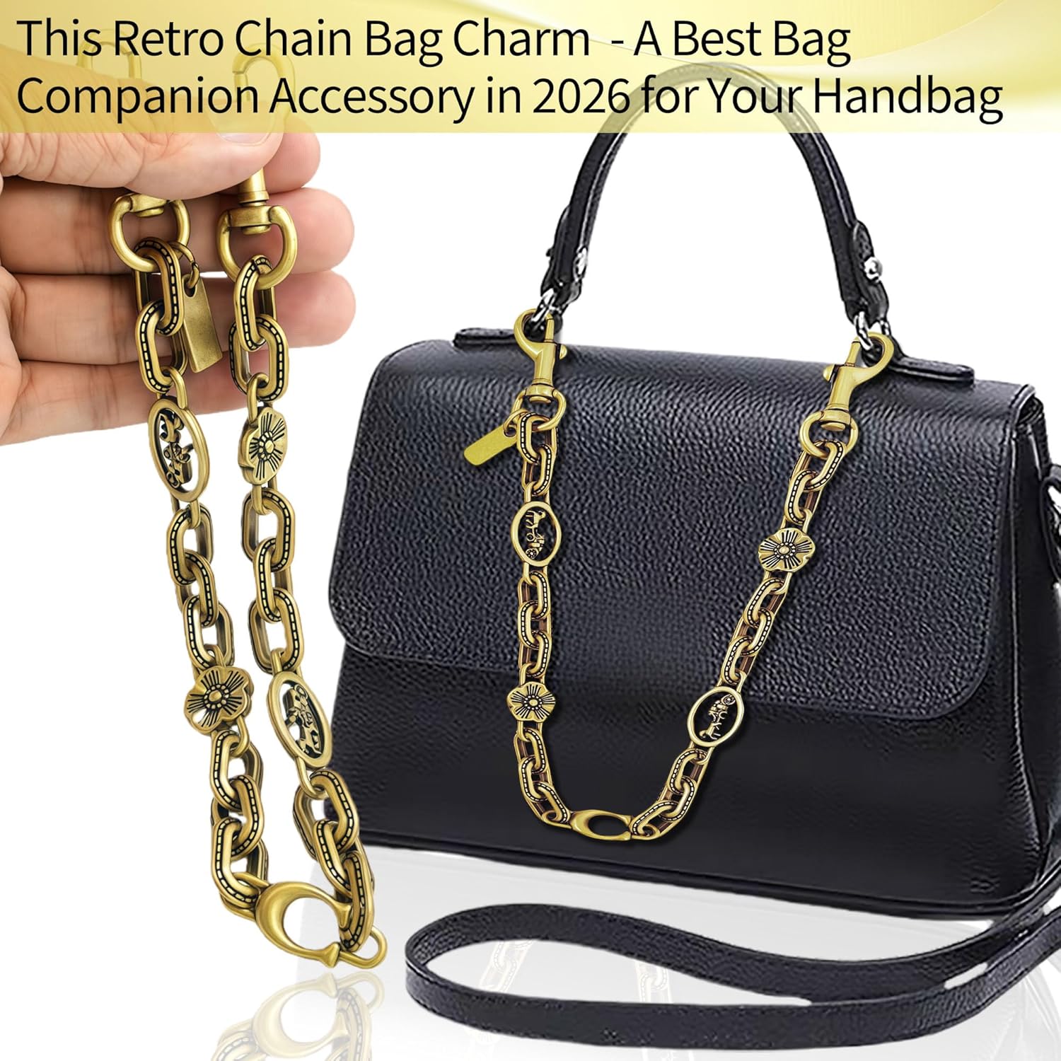 QHSOZ Bag Chain Charm, KeyChain & Charms Wallet Chain Charm - Image 5