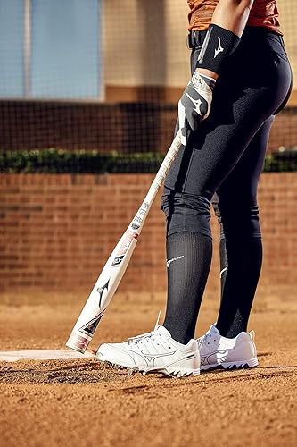 Miniatura 3 de Mizuno Finch Softball - Guantes de bateo acolchados  Par  Adulto y joven  Palma antideslizante  Palma acolchada  Parte trasera de malla flexible