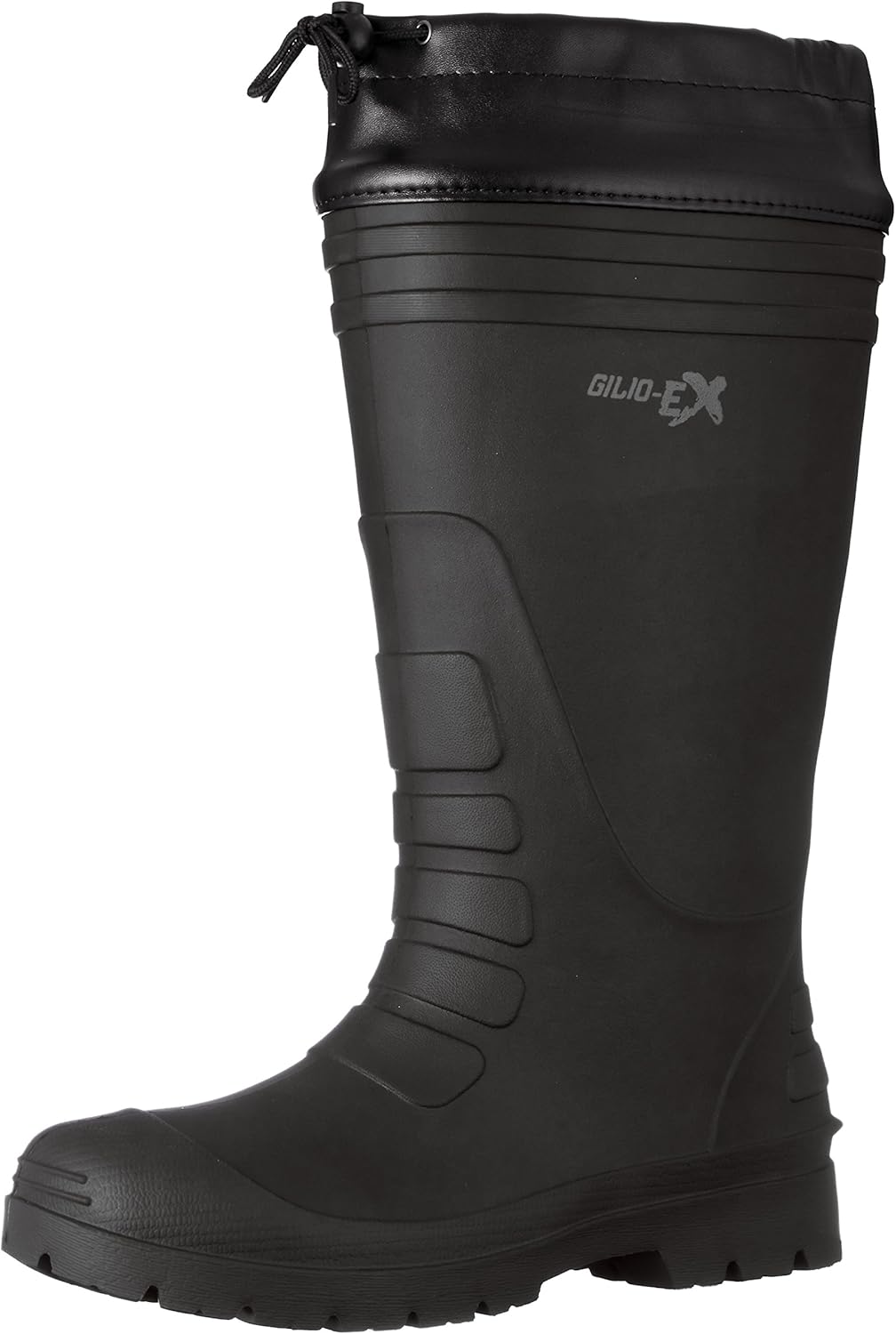 Backyard [Girio] air Rubber Boots Men's 6433 Black 25.5-26.0 cm