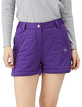 Amazon | [キャロウェイ] レディース 中綿 ショートパンツ (スター