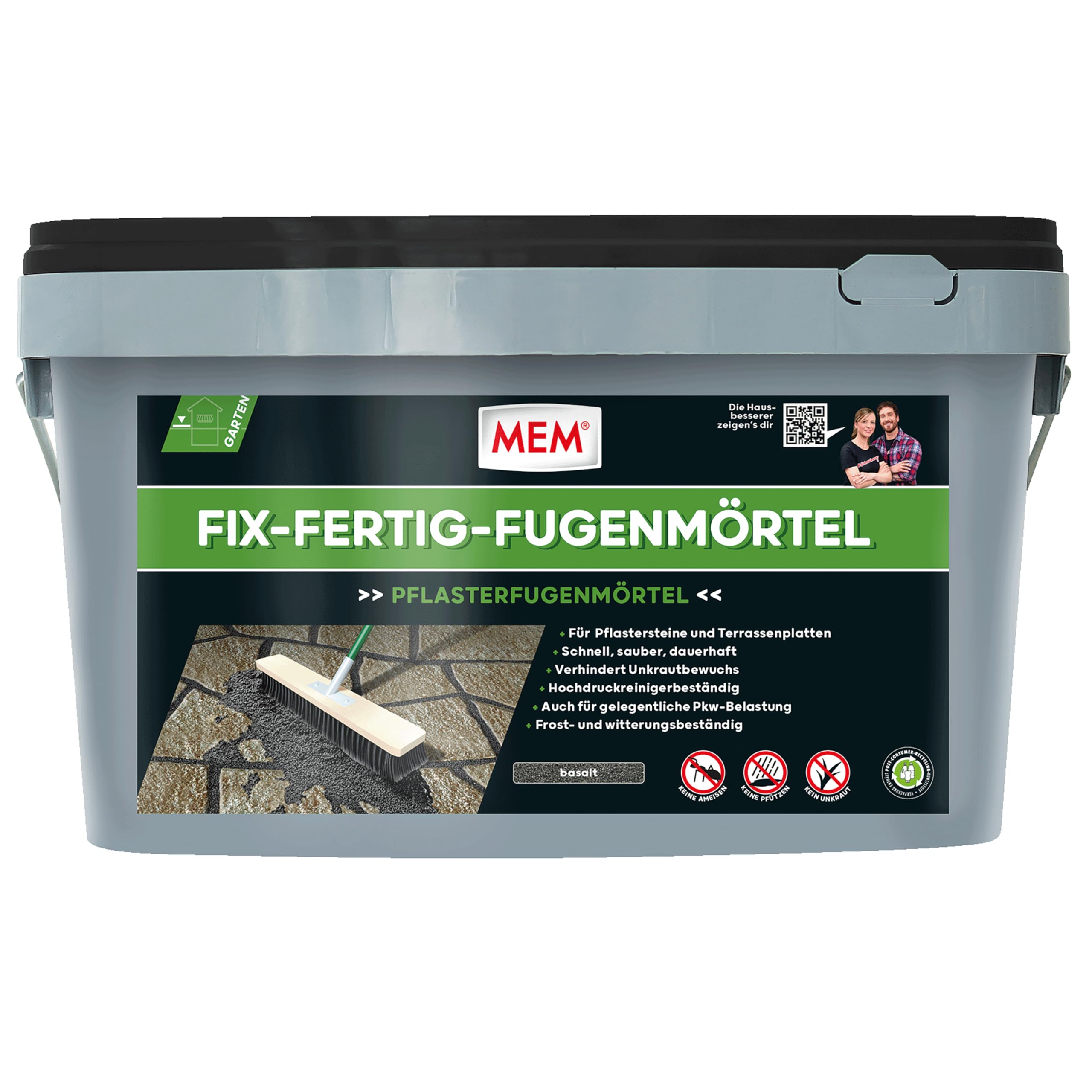 MEM Fix & Fertig Fugenmörtel basalt 25kg