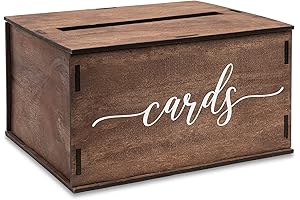 Wooden Wedding Card Holder | Organizer Box for Decorations Reception, Wedding Gifts...