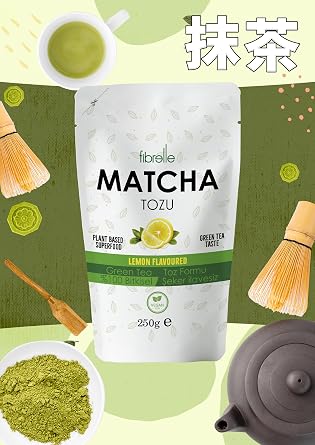 Fibrelle Matcha Tea Lemon Flavored 250g