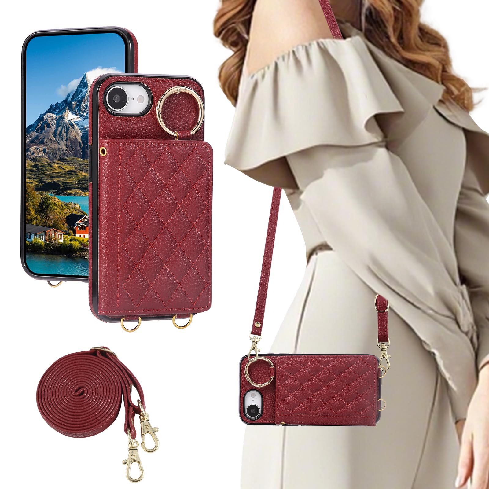 未使用タグ付き　GUCCI iPhoneカバー　SE第2世代対応　革 楽天市場】iPhone SE ケース カバー 本革 栃木レザー 第3世代