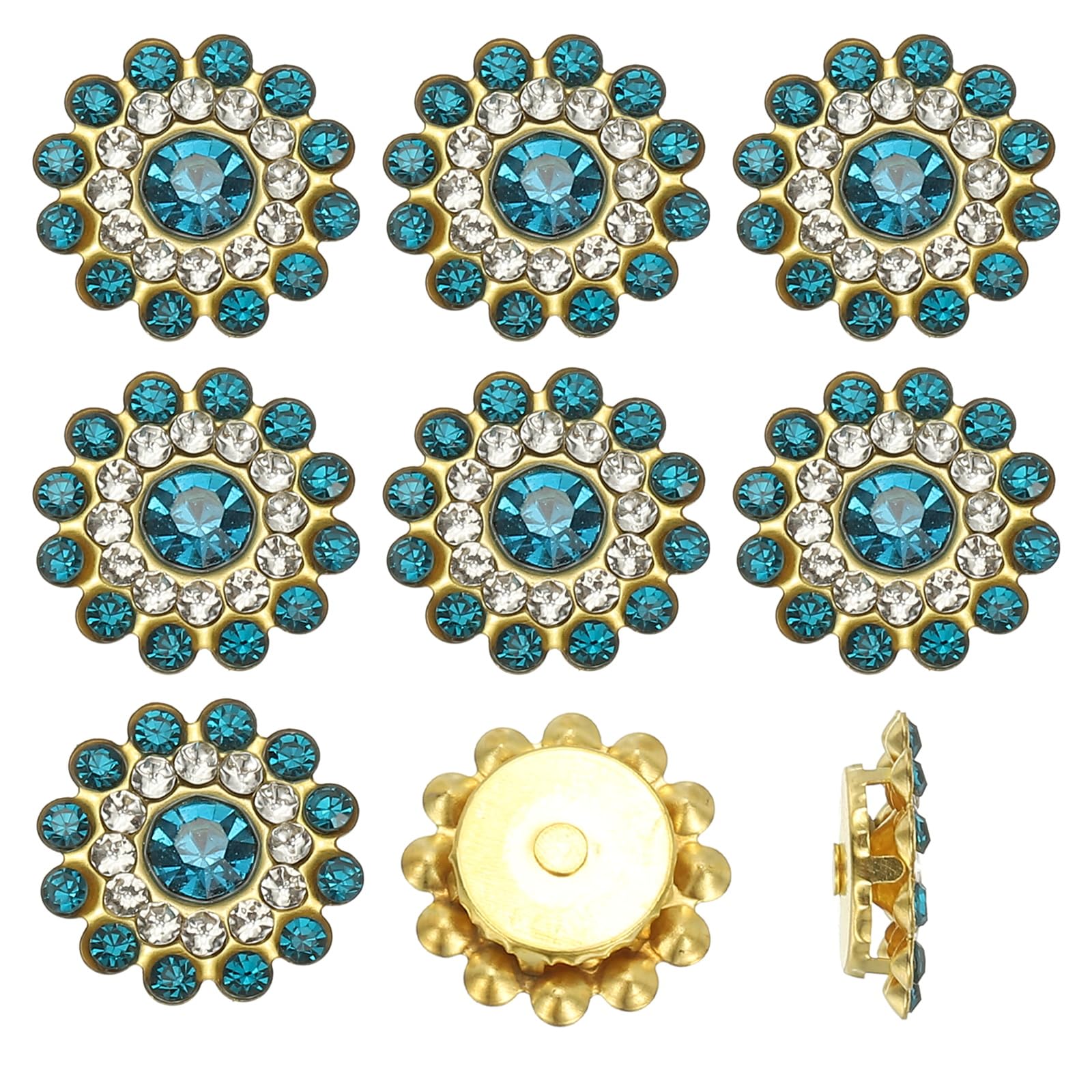 PATIKIL 50 Pcs Sew on Rhinestones