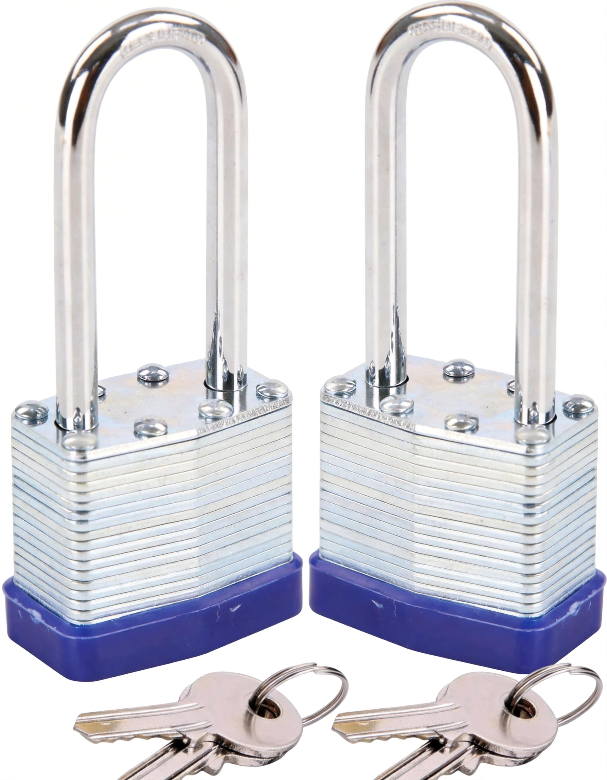 2-Pack Heavy Duty Padlocks - Perfect for Indoor and Outdoor Security