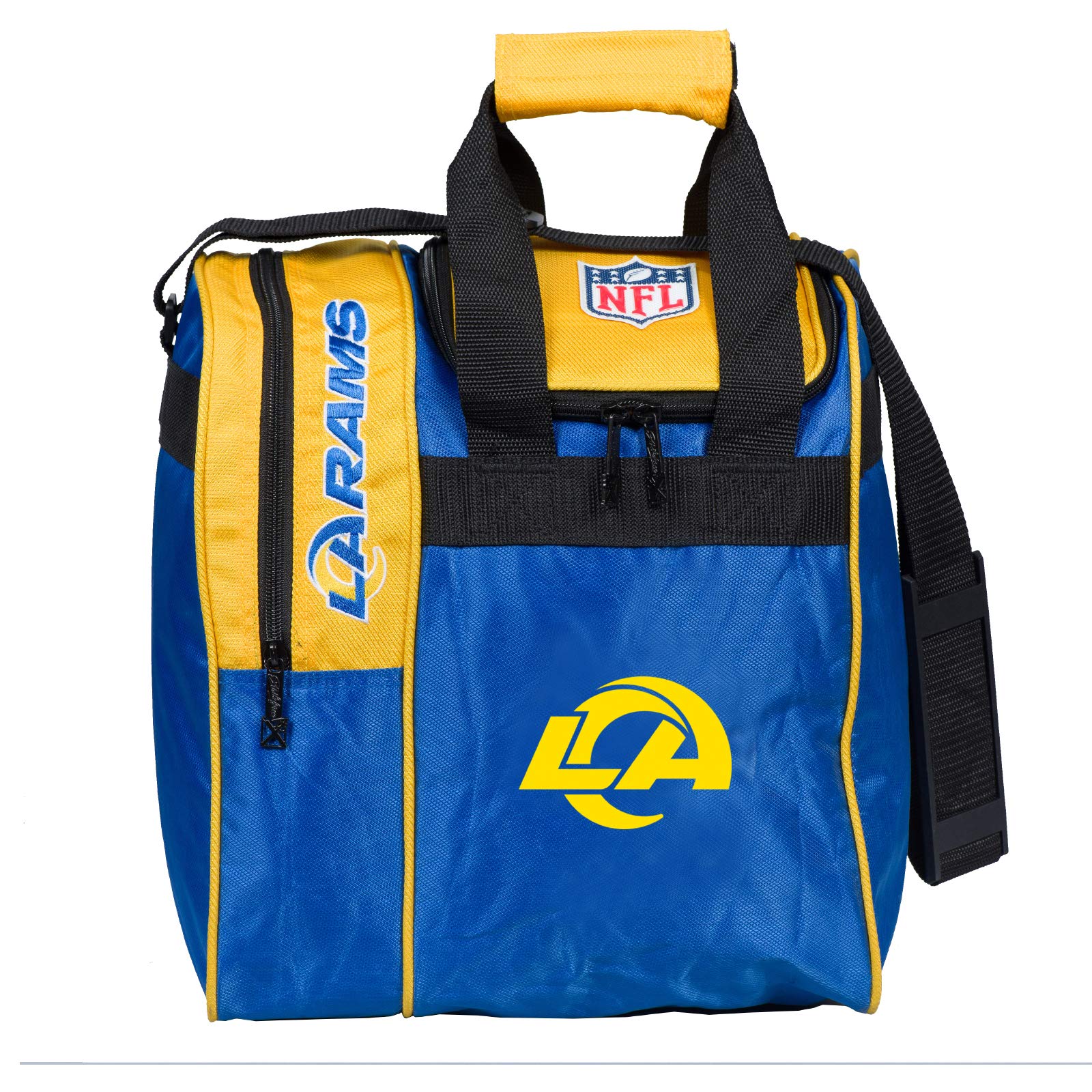 KR Strikeforce Officially Licensed NFL Single Bowling Ball Tote Bag with Shoe Compartment