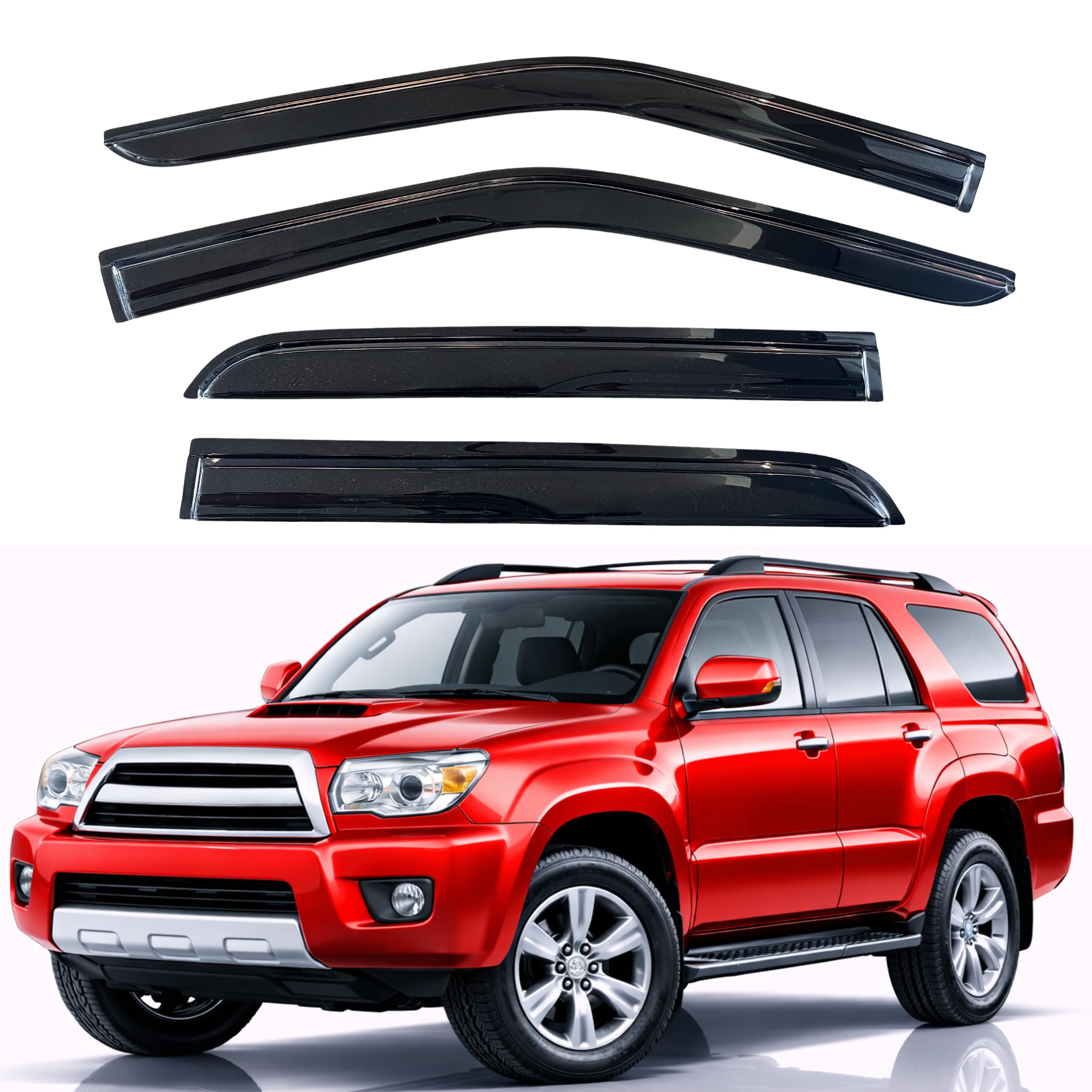 KPY Rain Guards Fit for 2003-2009 Toyota 4Runner