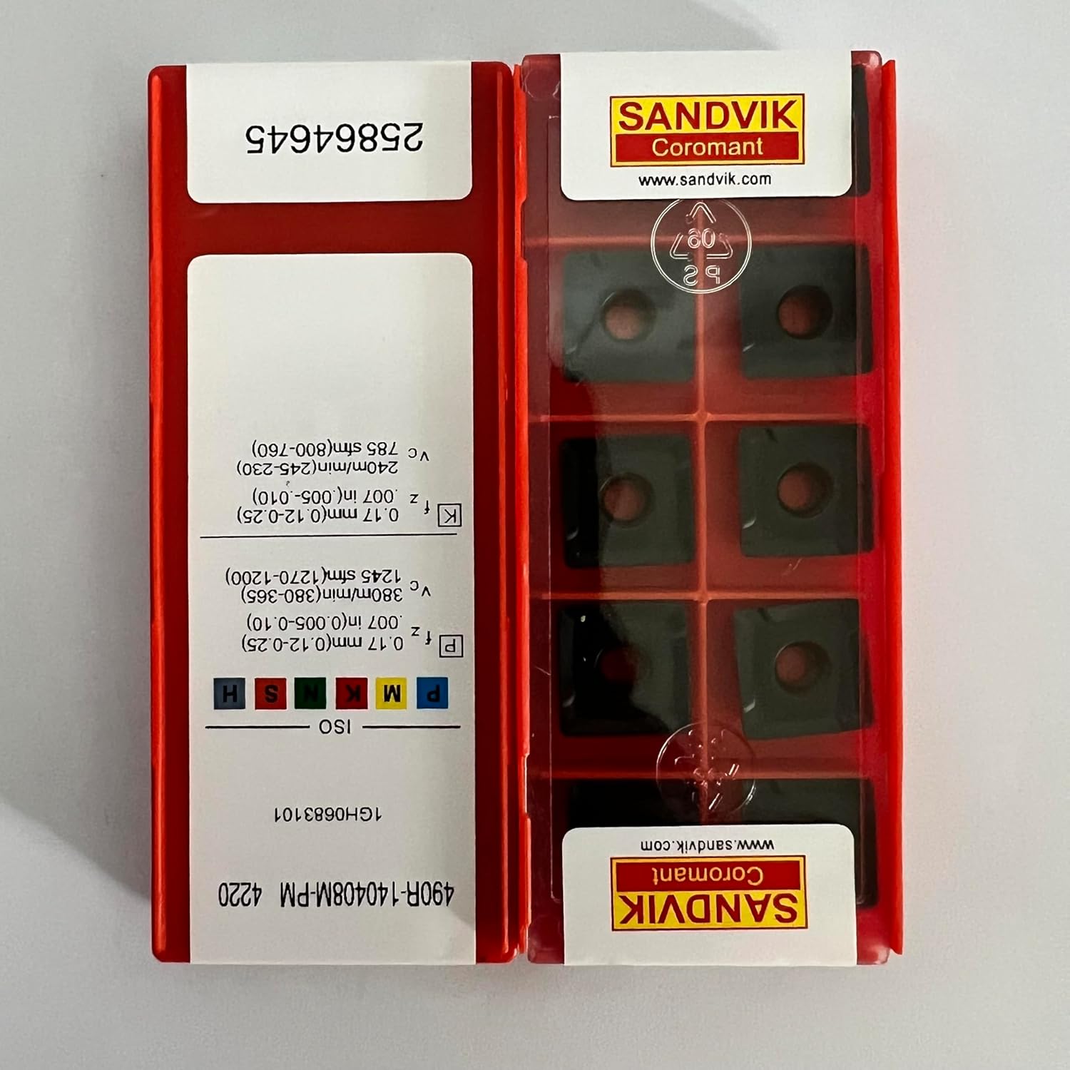 490R-140408M-PM 4220 Carbide Blades Pack of 10