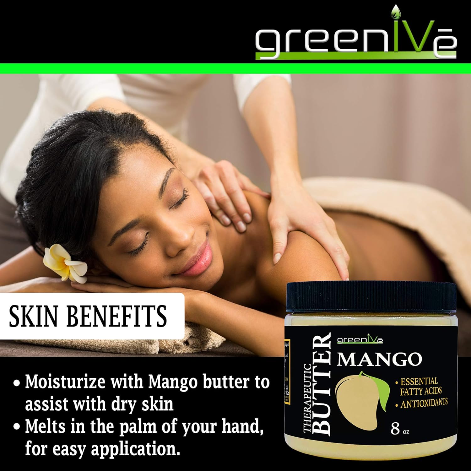 GreenIVe - 100% Pure Mango Butter- All Natural - Fresh Sourced - Exclusively on  (1 Pound Crumble) : Beauty & Personal Care
