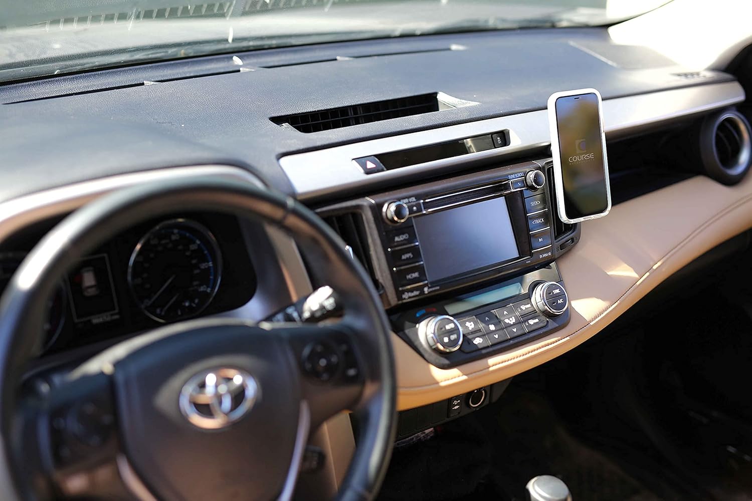 Course Motorsports DirectFit Magnetic Phone Mount and Car Phone Holder for Dodge Journey (2013-2019) - Magnetic Head