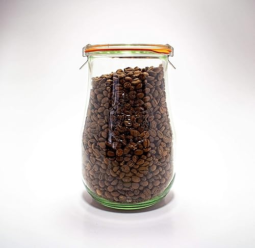 Miniatura 7 de Tarros de tulipán Weck de 1,5 litros - Tarros de masa agria - Tarros grandes de vidrio para masa madre - Tarro de inicio con tapa de vidrio - Tarro