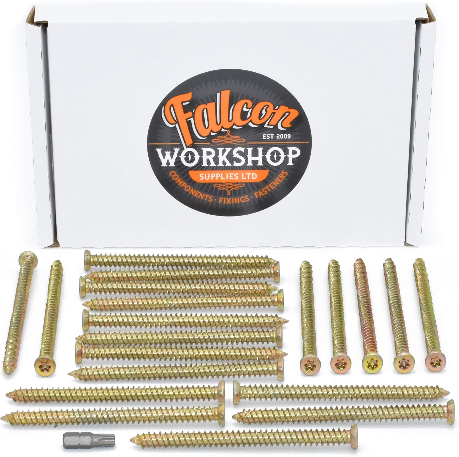 20, 7.5 Ø x 120mm Concrete Frame Fixing Screw Window/Door/Screws with