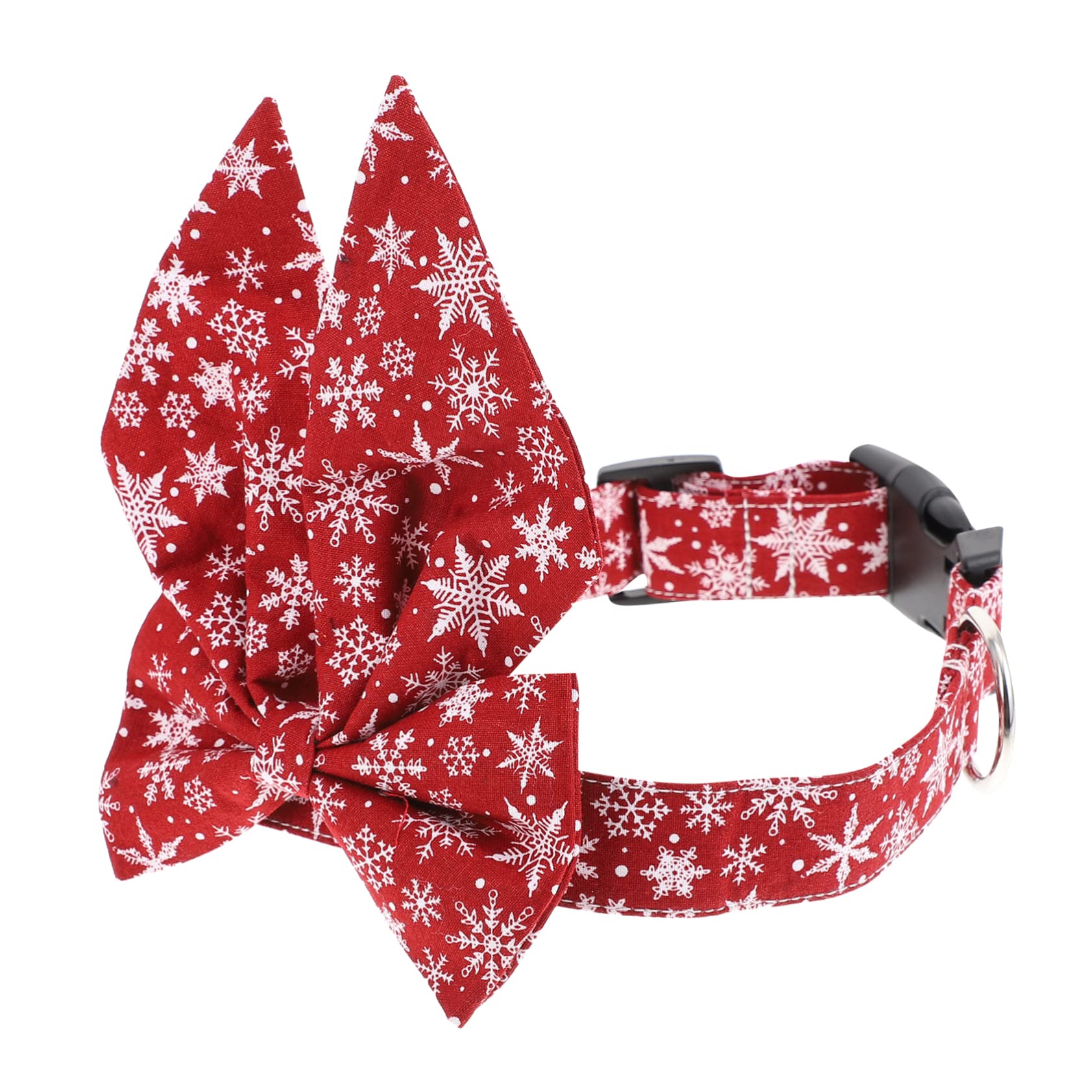BESPORTBLE Collier pour Chat avec Nœud Décoratif Accessoire Noël pour Animaux Ajustable Léger