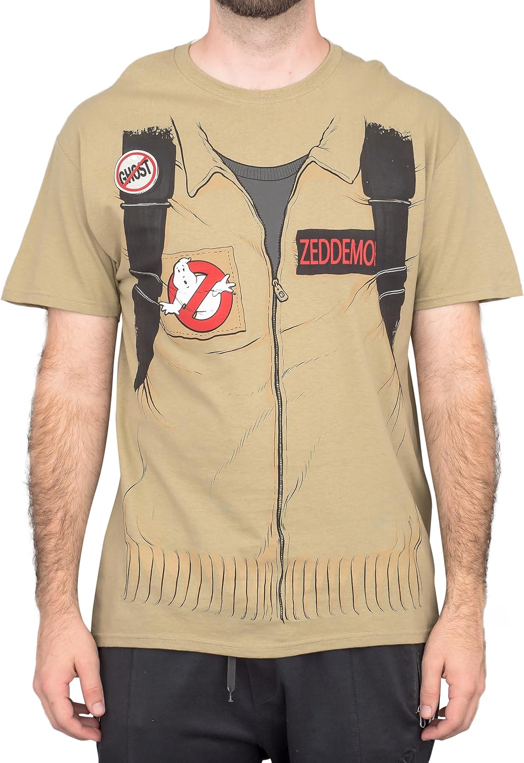 Ghostbuster Short Sleeve Costume T-Shirt with Back Print