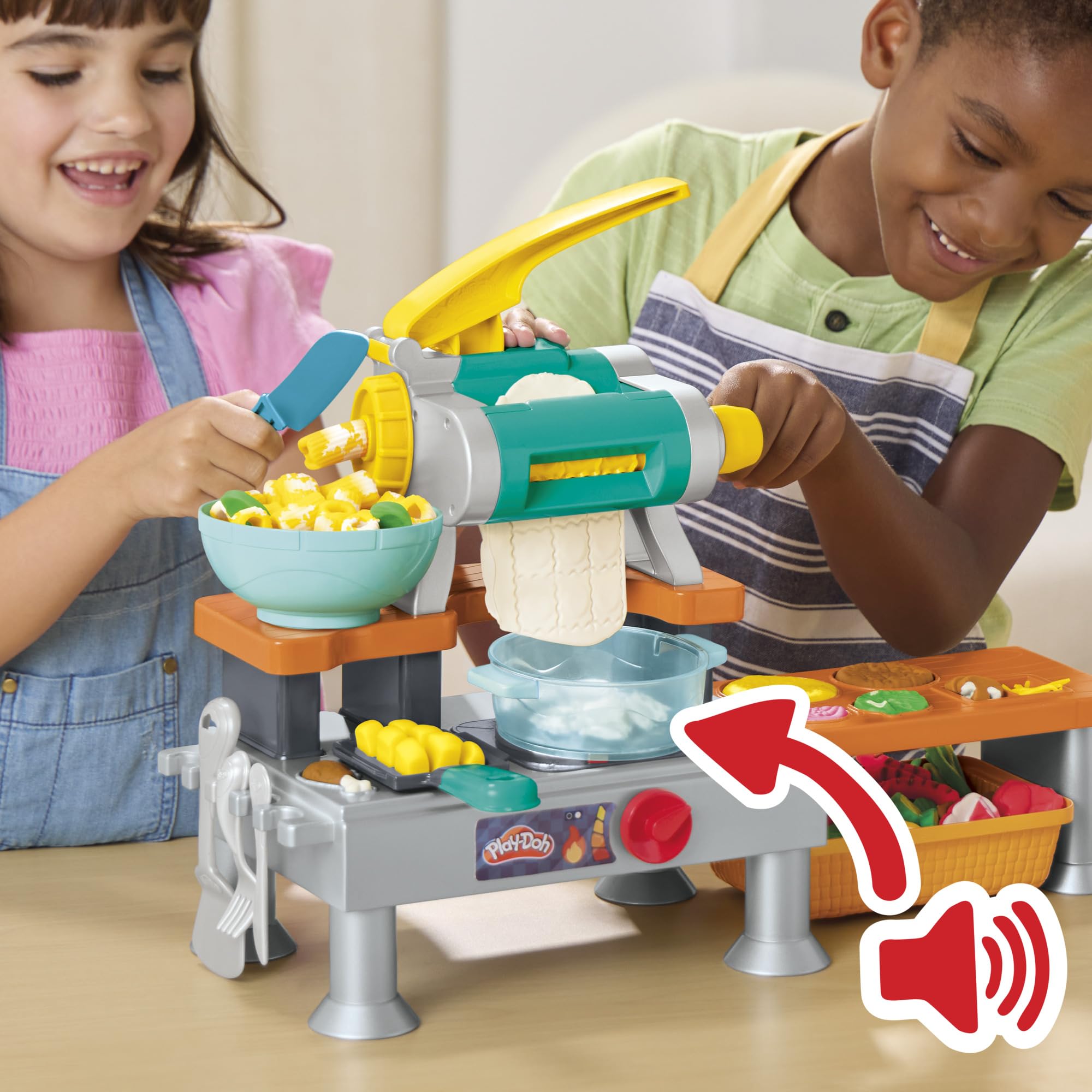 Play-Doh, La Cocina de los Minichefs, Sonidos de Cocina de Juguete realistas, Más de 25 Alimentos de Juguete Que Crear, Manualidades Infantiles, A Partir de 3 años