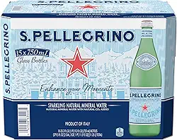 Pack Kit 15 Unidades Água C/Gás Italiana San Pellegrino 750ml