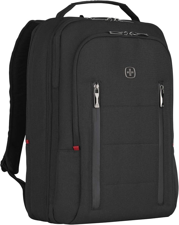 WENGER CityTraveler zaino estensibile per PC portatile da 16 pollici,  tablet da 12 pollici, 16 l, da donna, uomo, per lavoro, università, scuola,  viaggi, nero : Amazon.it: Informatica