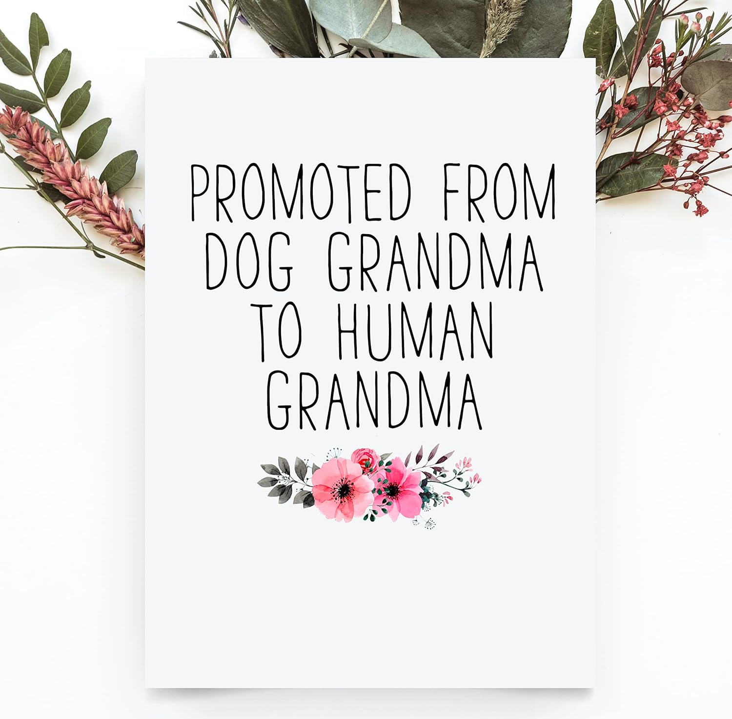 Mom Christmas Gifts, Promoted From Dog Grandma To Human